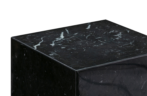 Stage Marble Plinth - Black Marble - One of a Kind