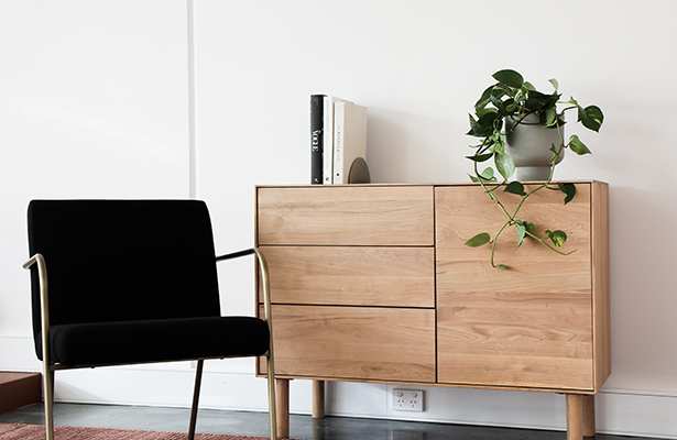 Harmony Sideboard 110cm - Oak - Sleek Storage