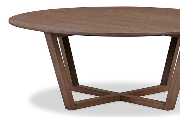 Form Coffee Table - Walnut - A sleek profile