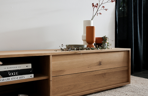 Embody Entertainment Unit - Oak - Effortlessly Floating