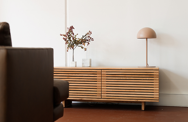 Linear Entertainment Unit 120cm - Oak - An Iconic Design