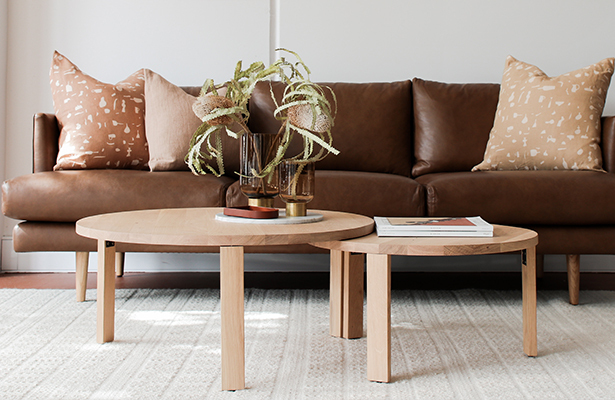 Layer Nesting Coffee Table Large - Oak - The Perfect Pair