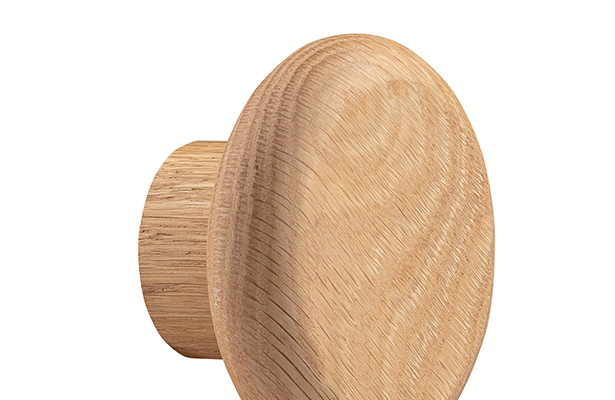 Speck Wall Hook 10Cm - Oak - Uniquely Yours