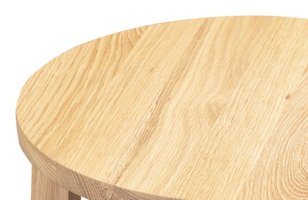 Tangent Stool - Oak - A Rounded Motif