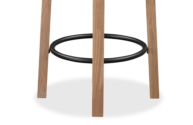 Tangent Bar Stool 75cm - Oak - A Rounded Motif