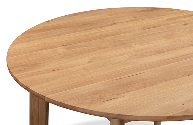 Loop Round Dining Table 140Cm - Oak - Consistent Elegance