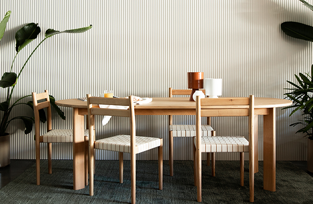 Entwine Dining Chair - Oak / Natural - Woven Perfection