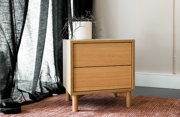 Haven Bedside Table - Oak - Style and Function