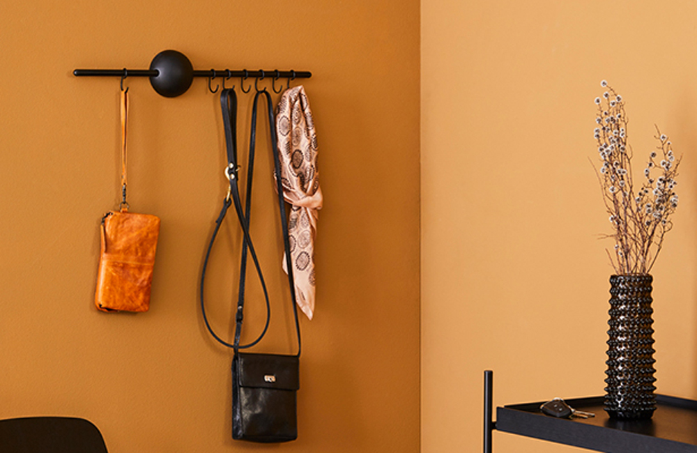 Hoop Wall Rack - Black - <p>Humble Beginnings</p>