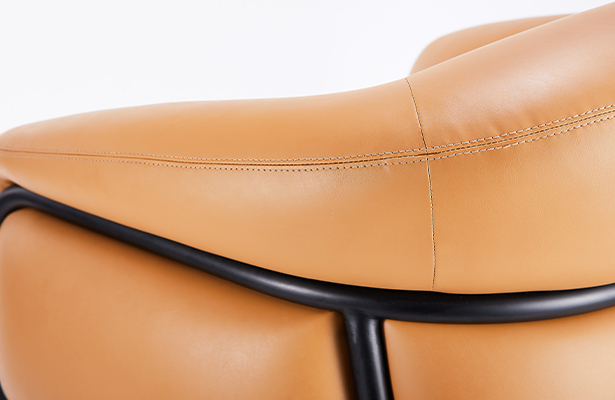 Belly Armchair - Tan Leather - Exploring New Perspectives