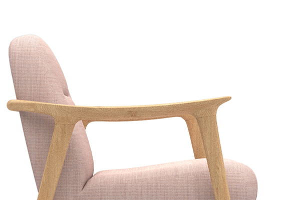 Puffy Timber Armchair - Dusk Silex 87 - Exploring New Perspectives