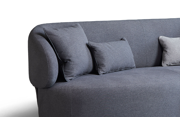 Long 3 Seater Sofa - Charcoal Sunday 34 - Exploring New Perspectives