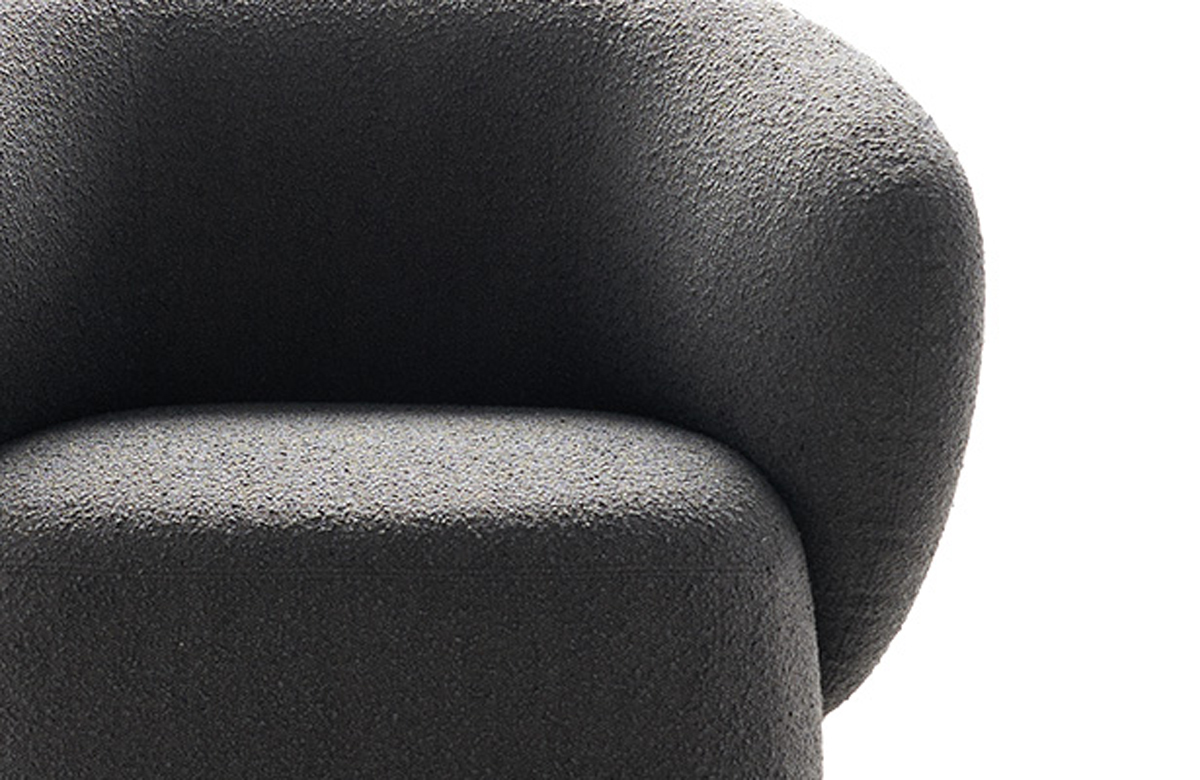 Swell Armchair - Maya Charcoal Boucle - Exploring New Perspectives