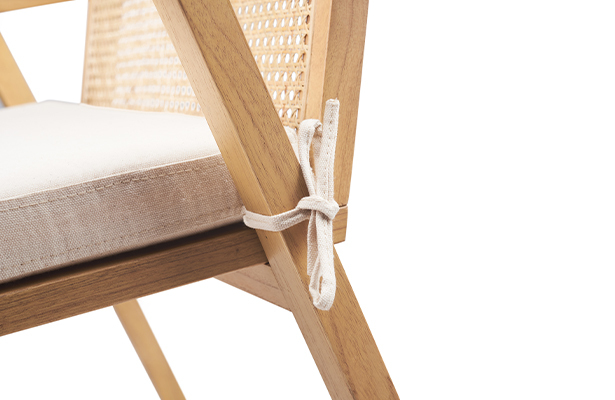 Tranquil Rattan Armchair - Natural - Careful Curves