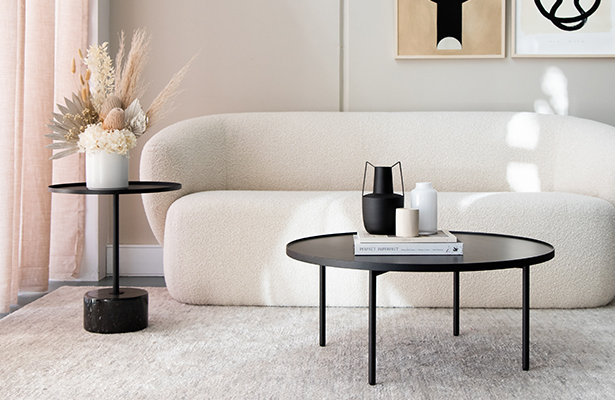 Lap Coffee Table - Black - Refined Design