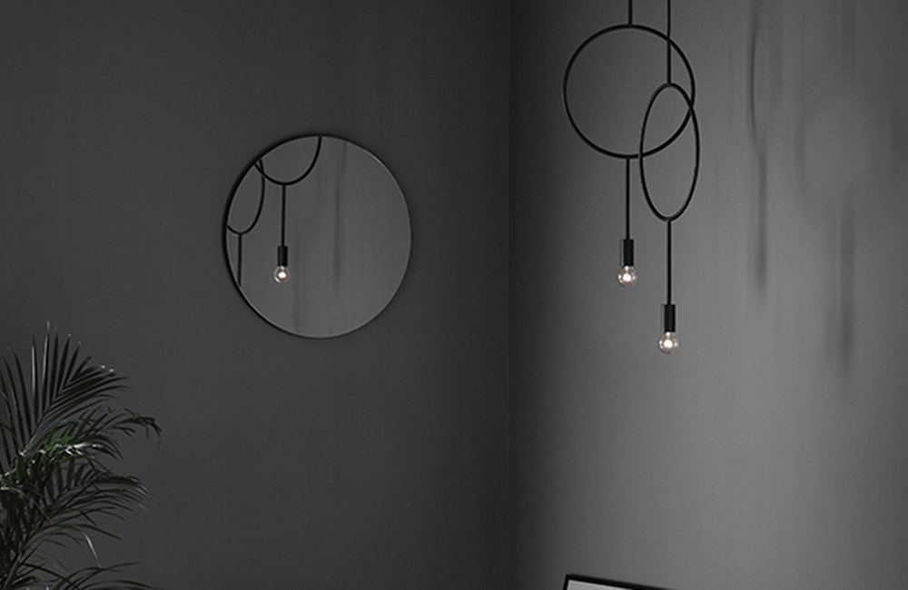 Circle Pendant Light - Dark Grey - <p>Stunning Combinations</p>