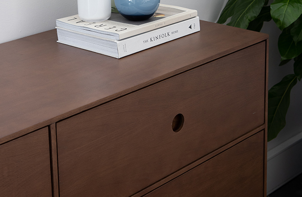 Ambience 6 Drawer Chest - Walnut - One of a Kind