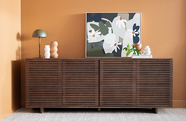 Linear Sideboard 210cm - Walnut - One of a Kind