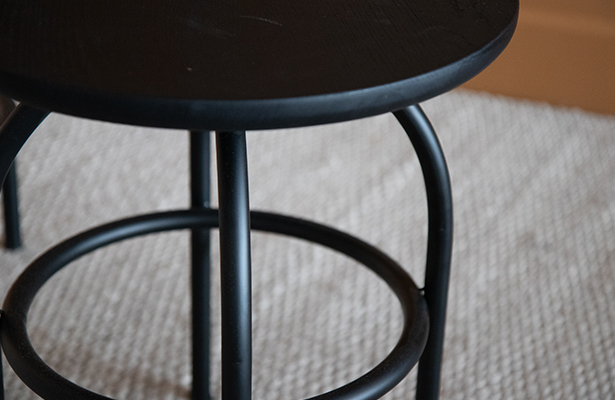 Rest Bar Stool - Black - One of a Kind