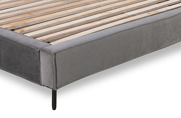 Trance Queen Bed - Opal 104 Charcoal - Designed in Melbourne