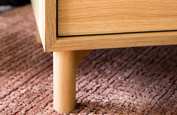 Haven Bedside Table - Oak - The Best of Both Worlds