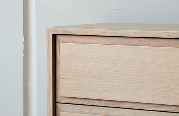 Waver Bedside Table - Oak - The Best of Both Worlds