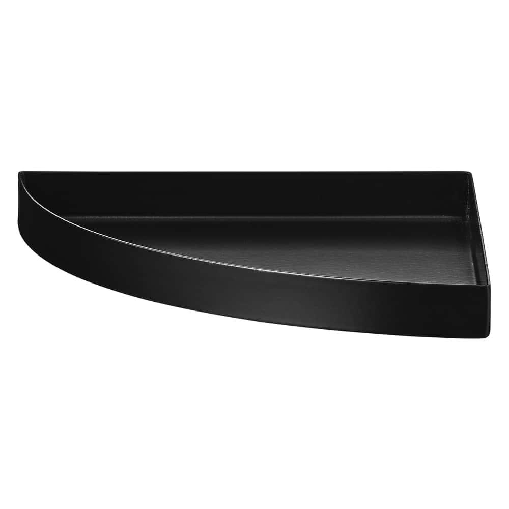 Unity Quarter Circle Tray Large - Black