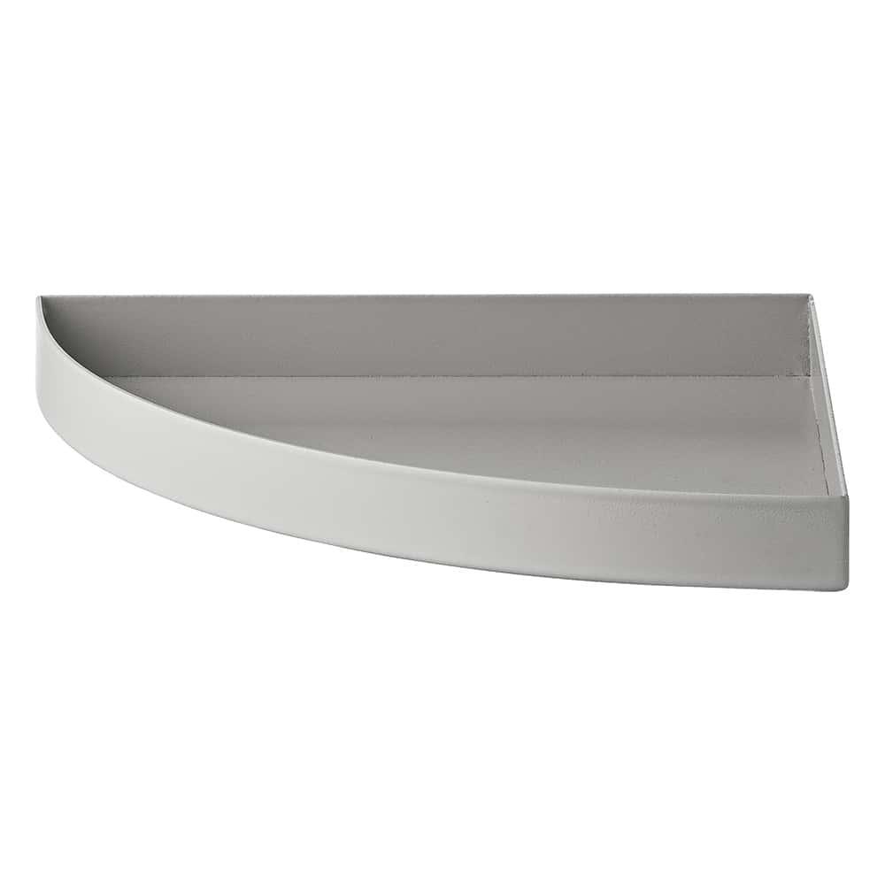 Unity Quarter Circle Tray Large - Light Grey