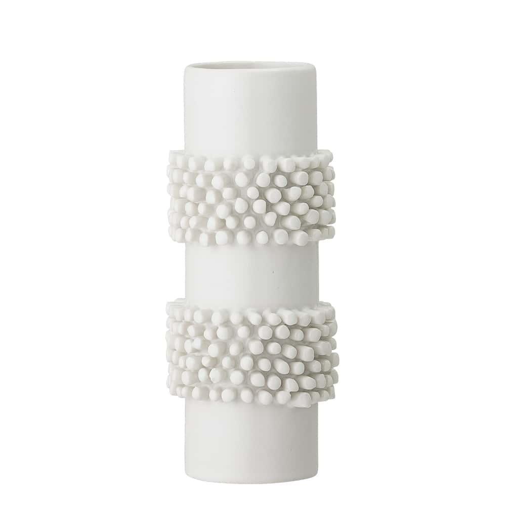 Stoneware Vase - White