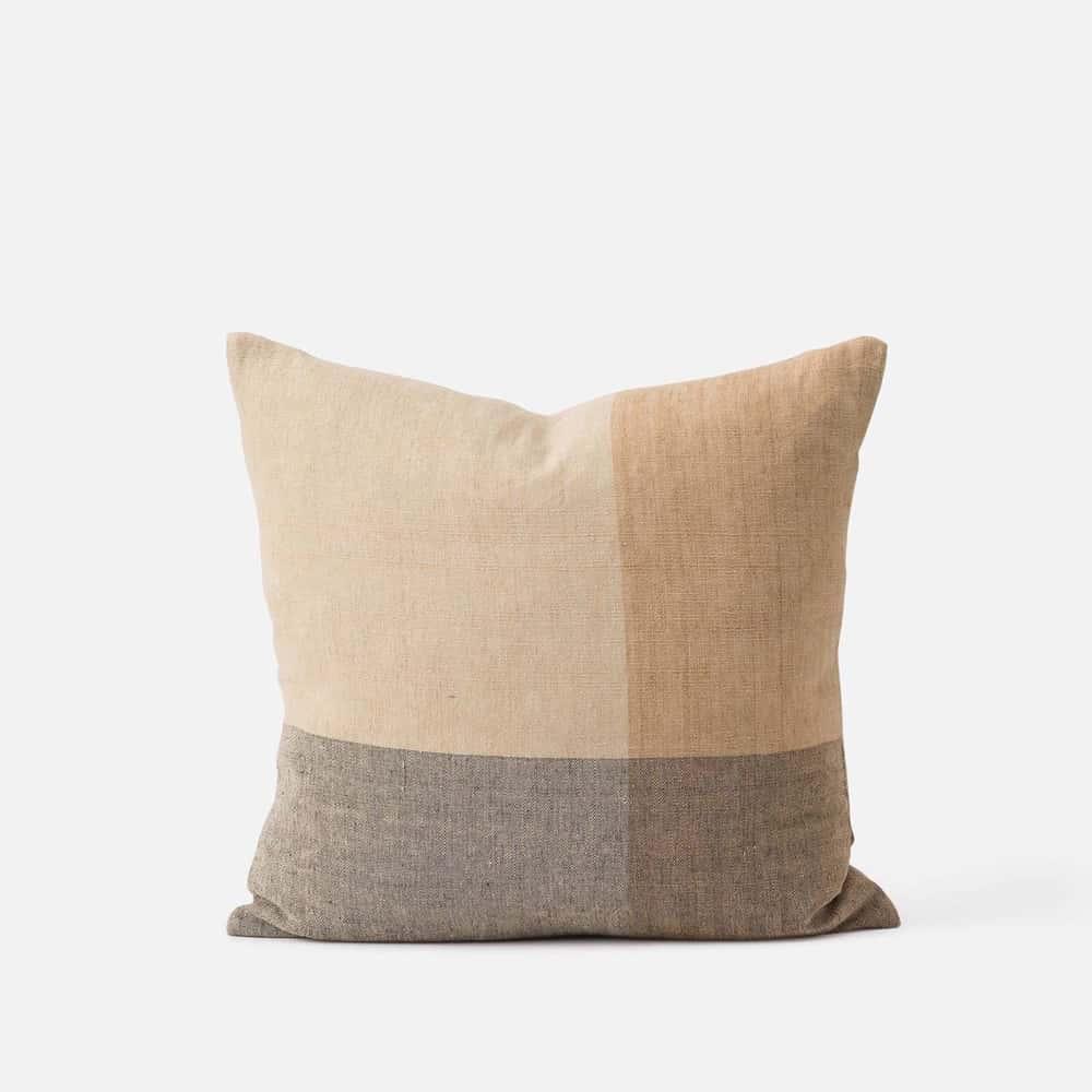 Henri Handwoven Linen Cushion - Multi