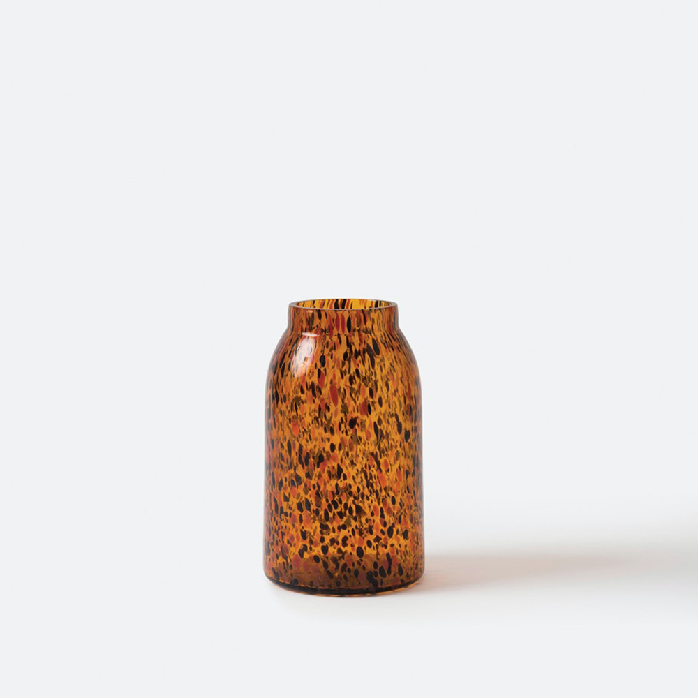 Otto Vase Medium - Amber Speckle