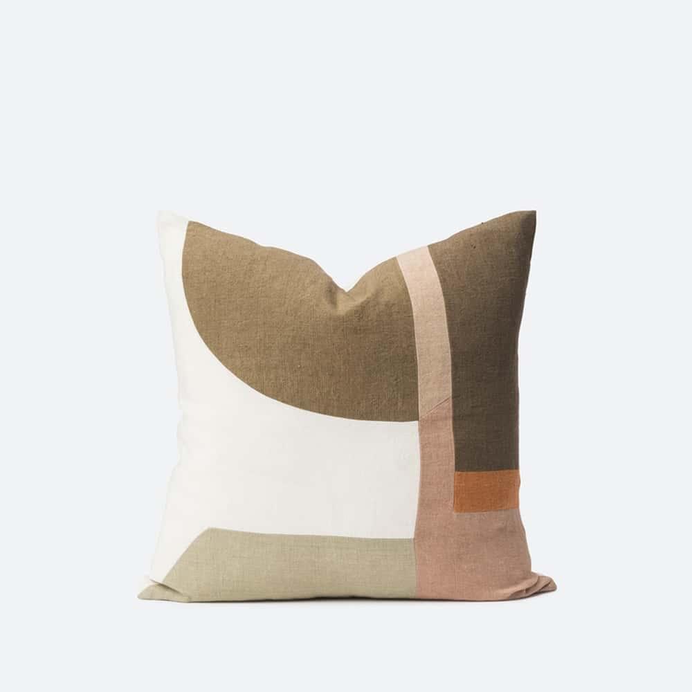 Zaha Patchwork Cushion - Multi