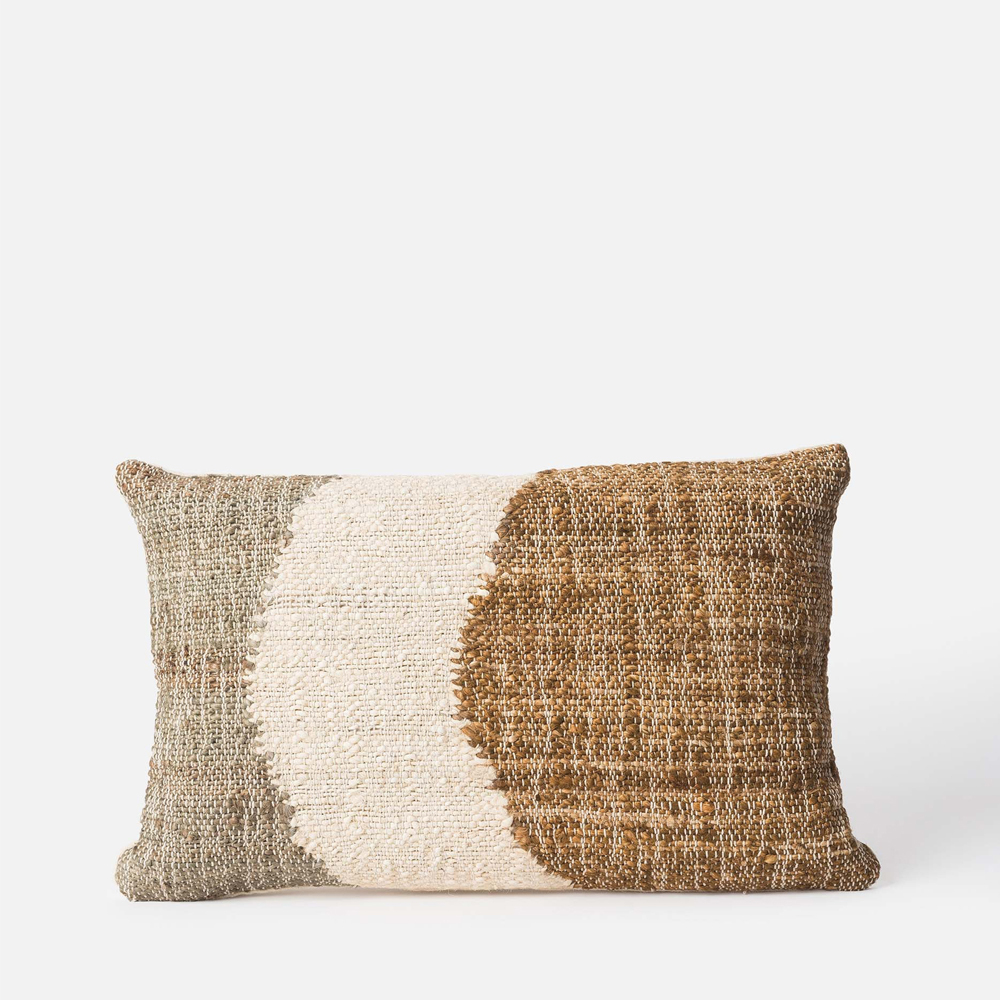 Shoal Handwoven Cushion - Bronze/Multi