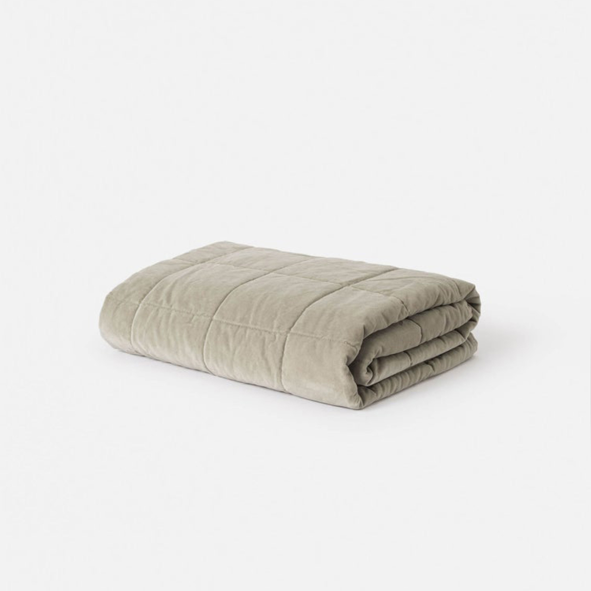 Velvet Quilted Throw - Puddle