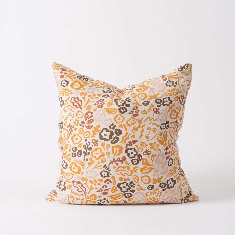 Celia Cushion - Pumpkin/Multi