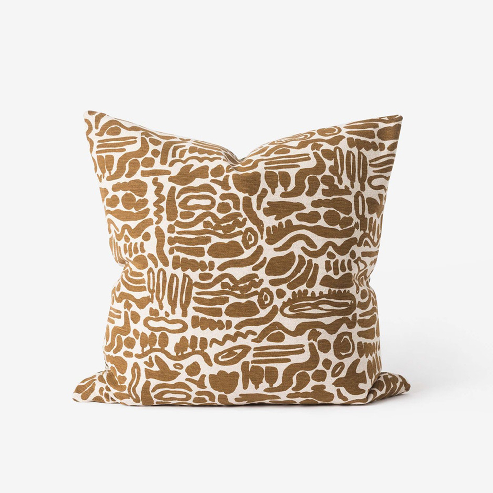 Nomad Cushion - Bronze/Natural