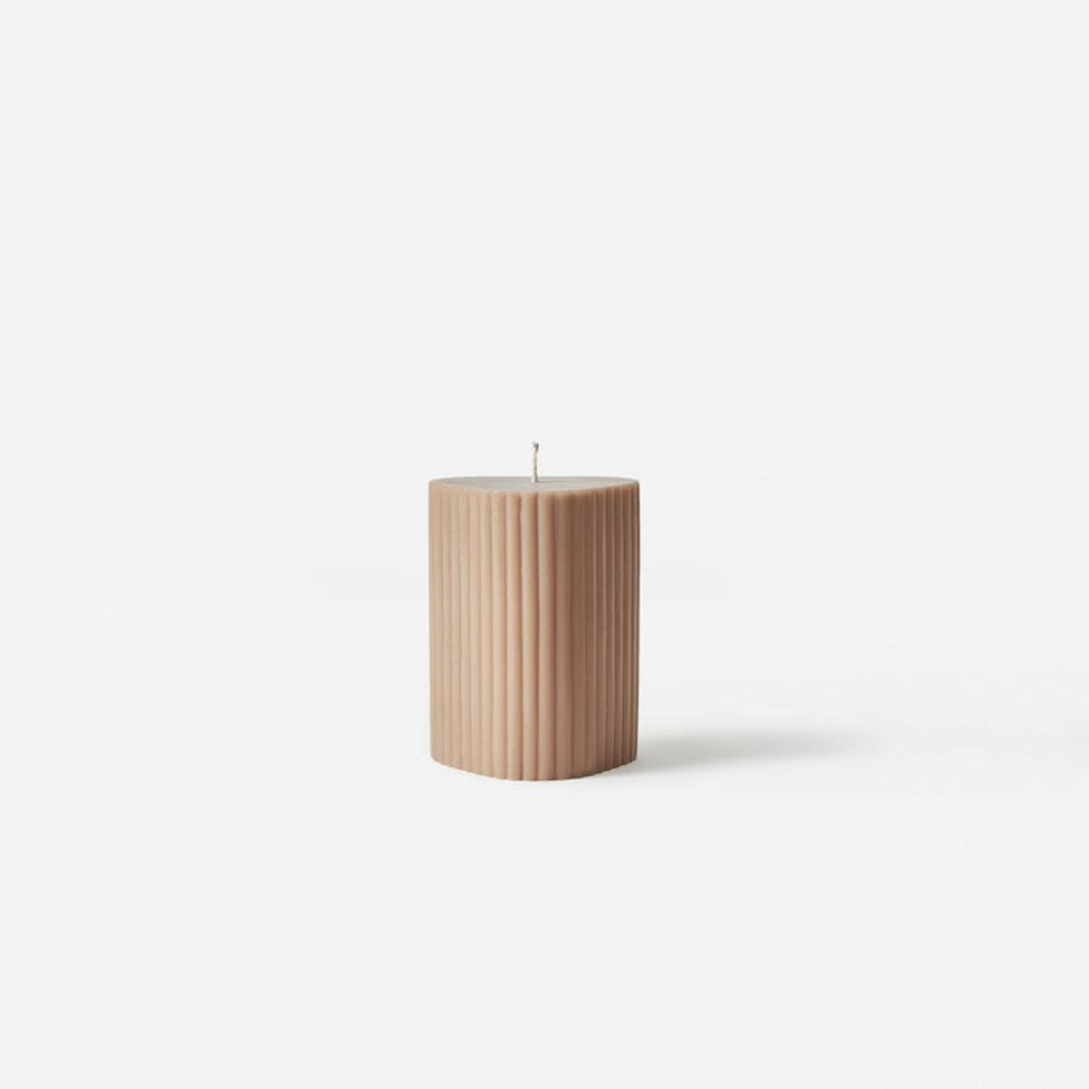 Costa Pillar Candle Oat - Medium