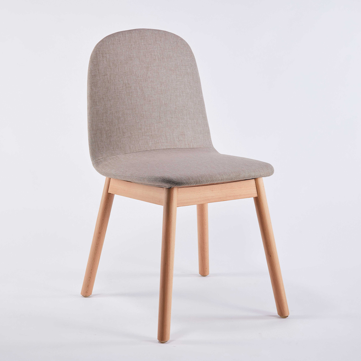 Bunny Dining Chair - Beige / Beech