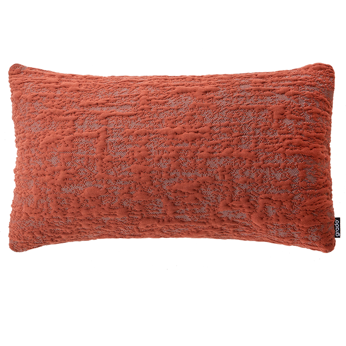 Glacier Rectangle Cushion - Red