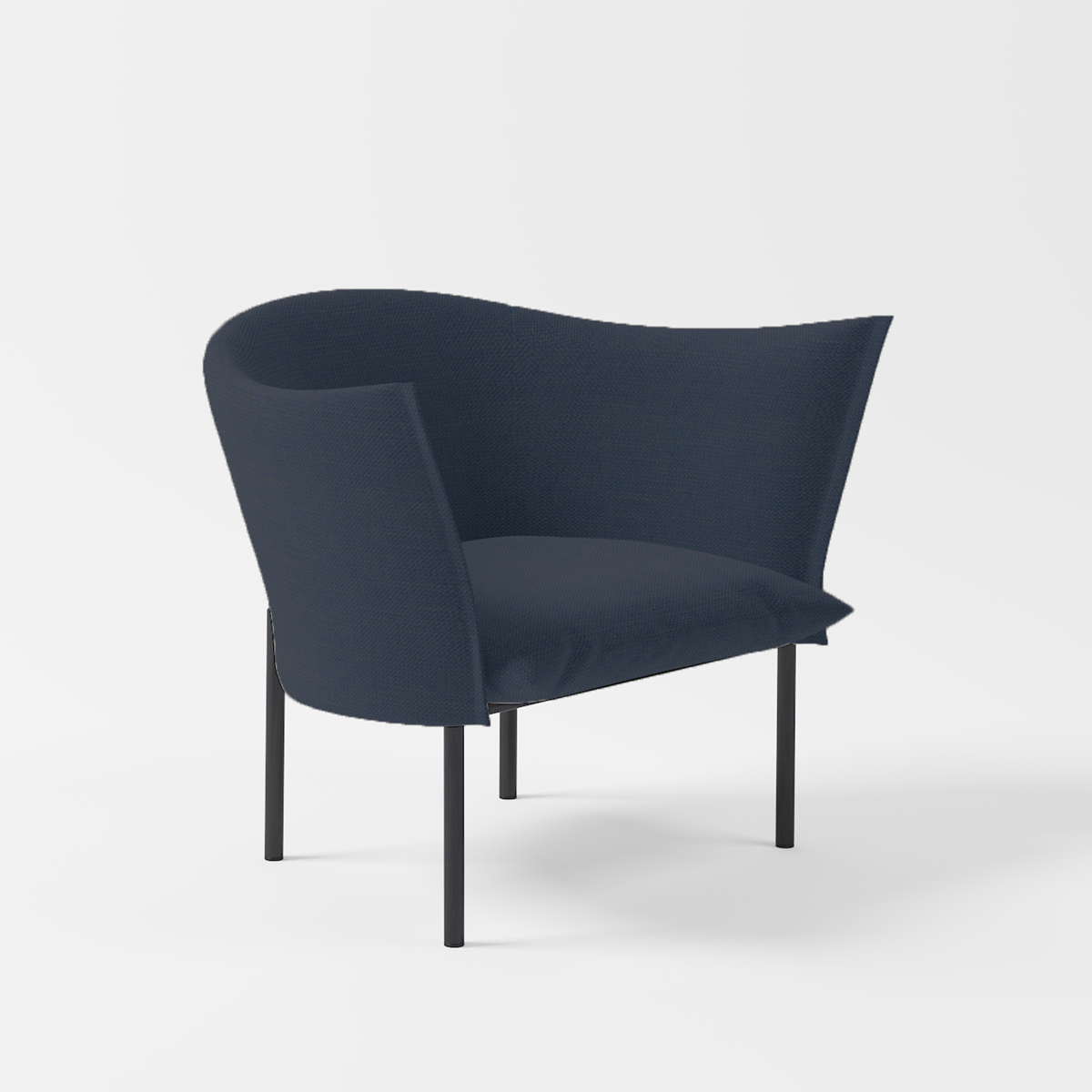 Lili Lounge Chair - Navy Silex 12