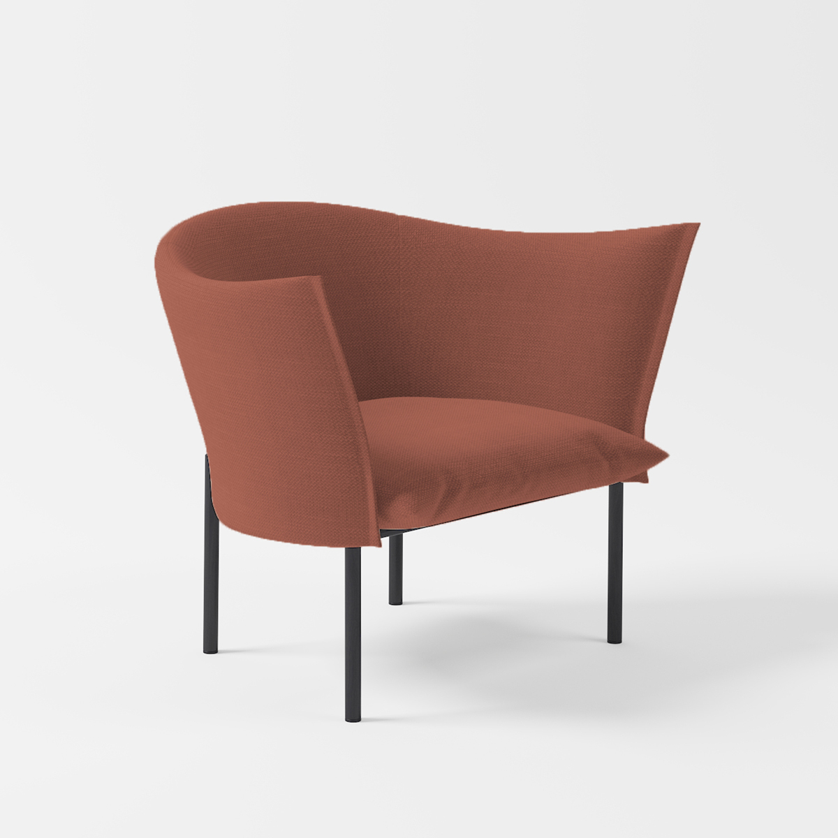 Lili Lounge Chair - Crimson Silex 56