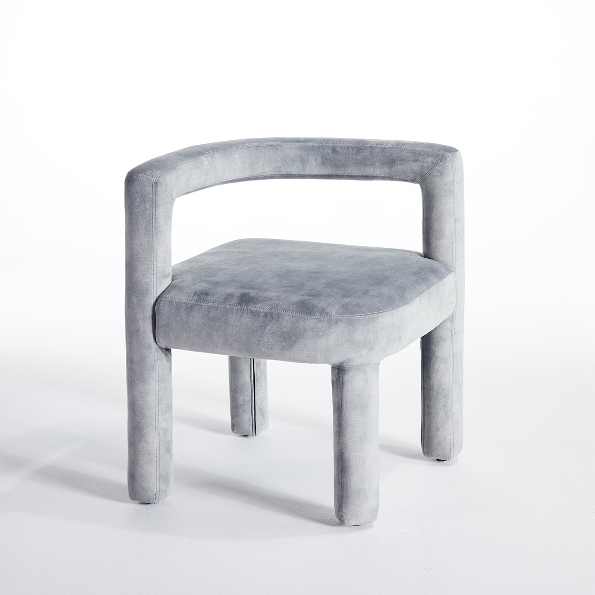 Mate Dining Chair - Grey Velvet Decent 09