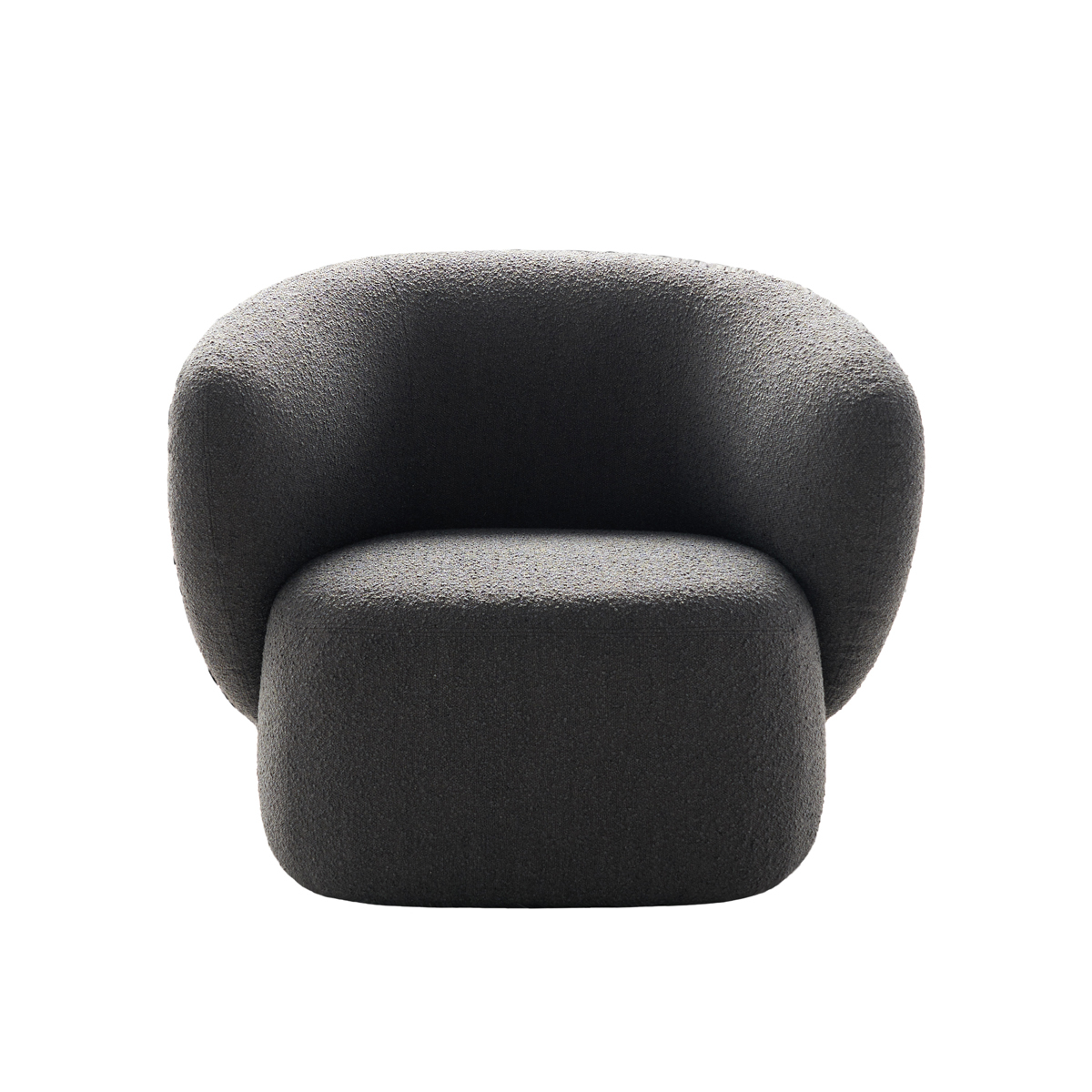 Swell Armchair - Maya Charcoal Boucle