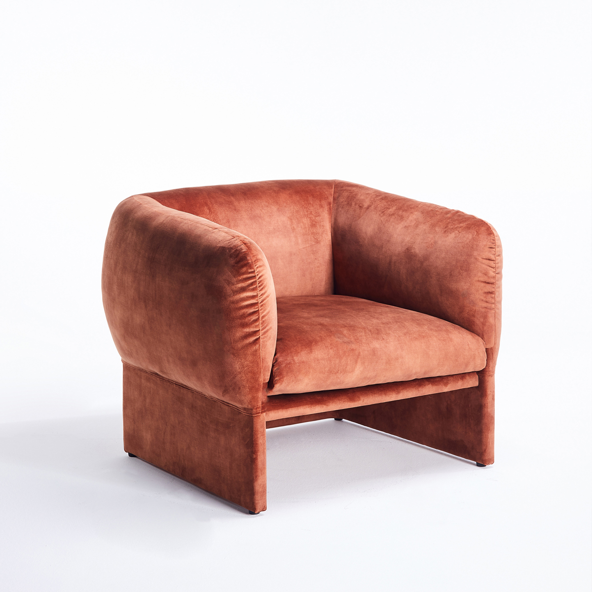 Tulip Lounge Chair - Red Velvet Decent 26