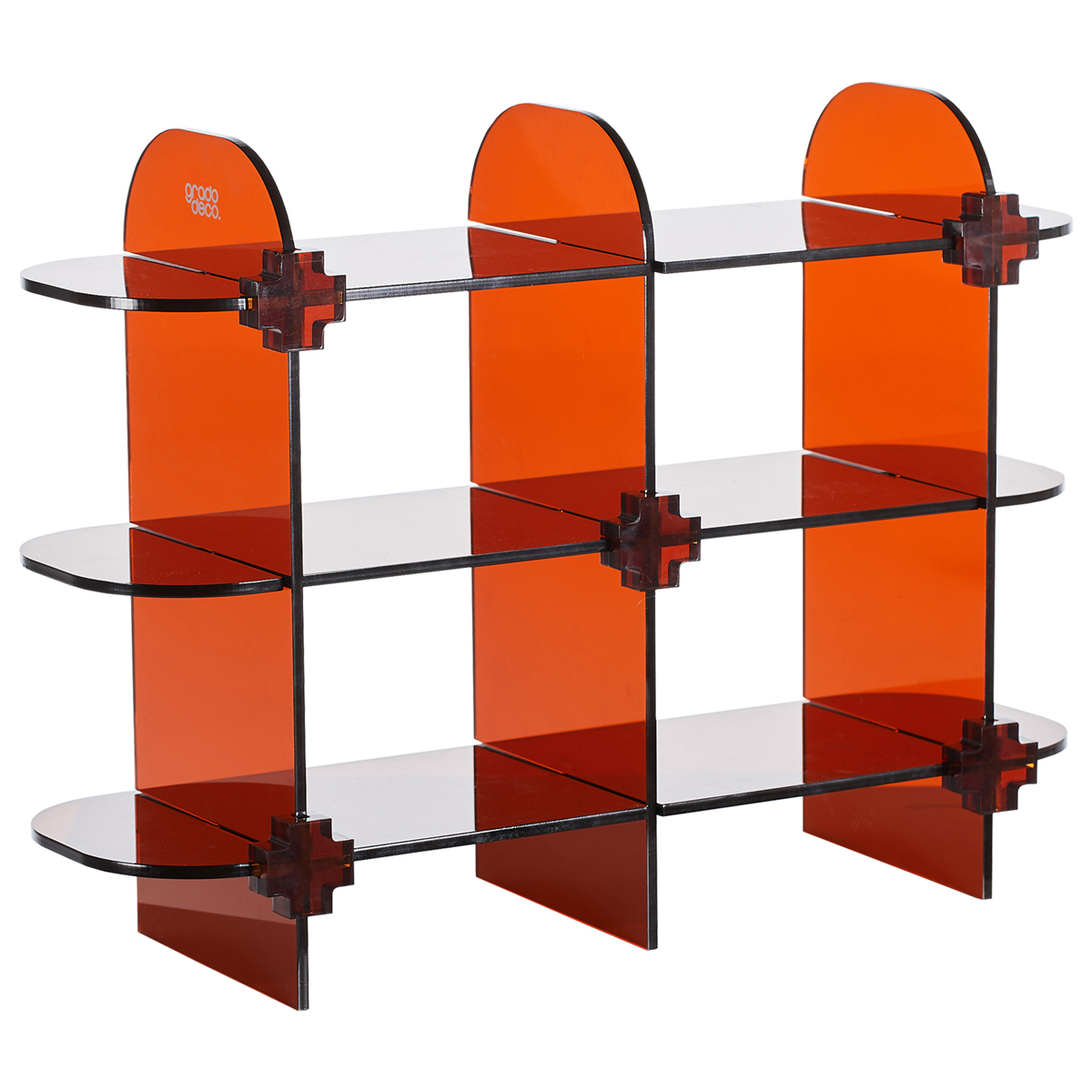 Acrylic Desk Shelf - Amber