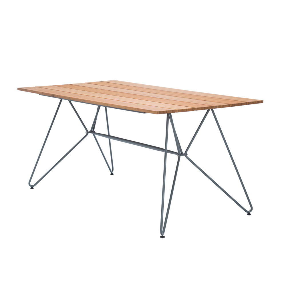 Sketch Outdoor Dining Table 220cm - Bamboo/Grey