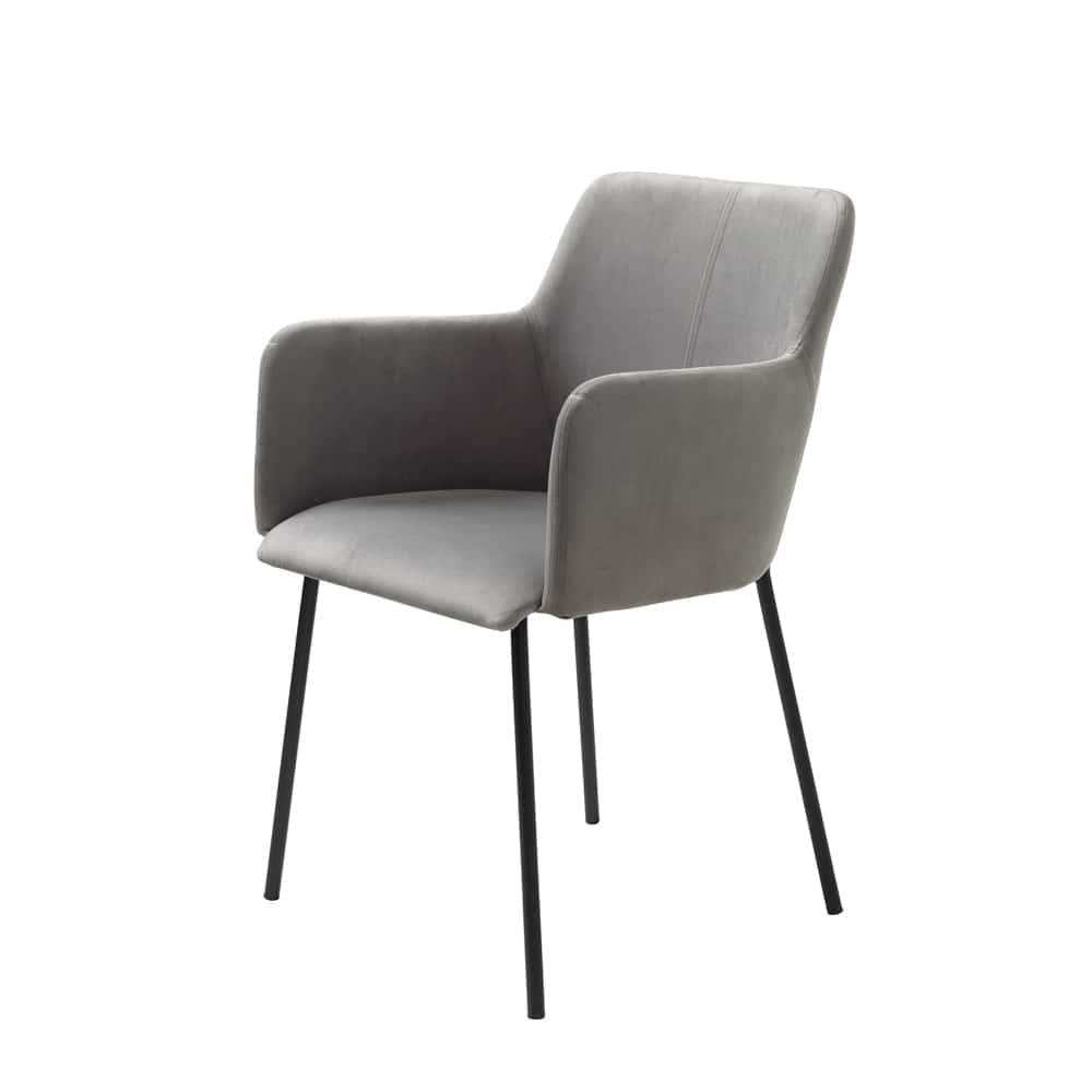 Set of 2 - Camellia Dining Chair - Grey