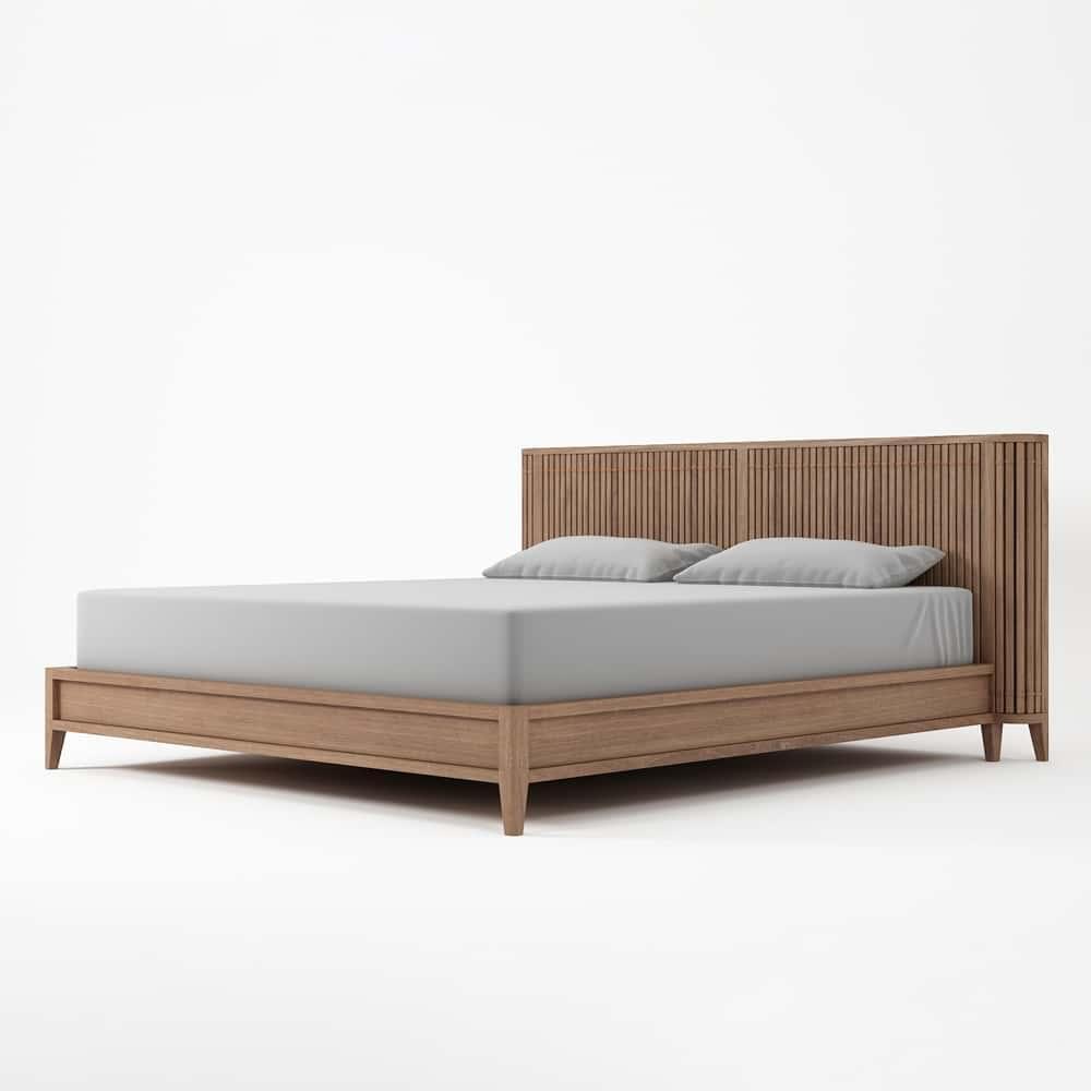 Koppar King Bed without Storage - Teak