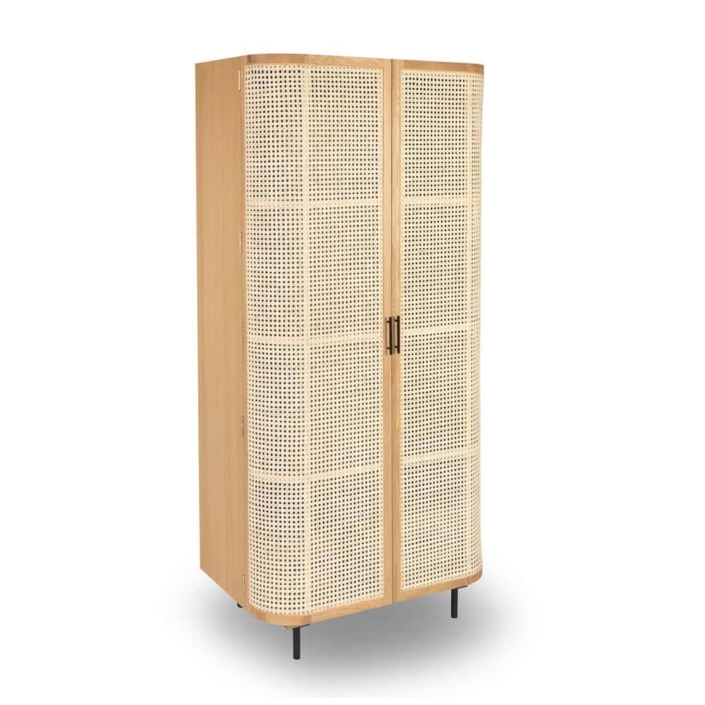 Embrace Rattan Wardrobe - Natural