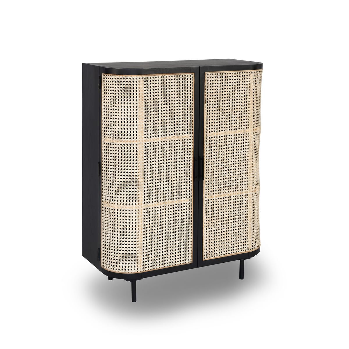 Embrace Rattan Cabinet - Black